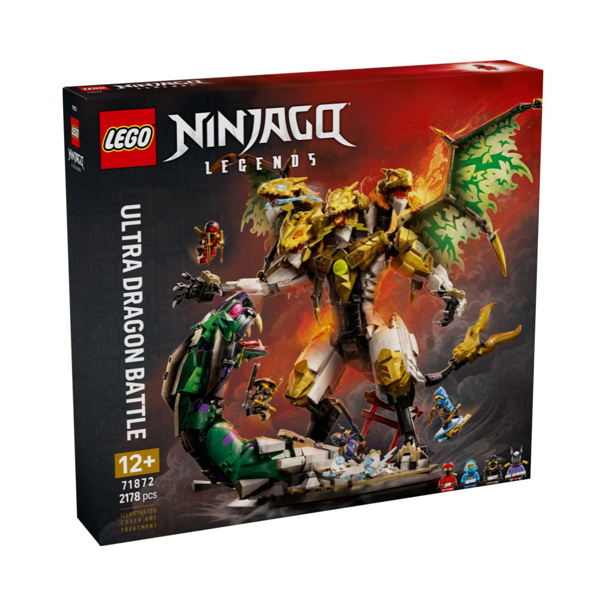 Đồ Chơi Lắp Ráp Đại Chiến Rồng Tối Thượng LEGO NINJAGO 71872 (2178 chi tiết)