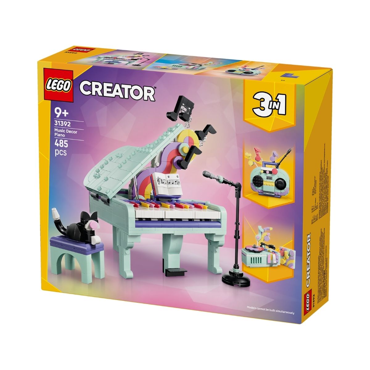 Đồ Chơi Lắp Ráp Đàn Piano Mèo Dễ Thương LEGO CREATOR 31392 (485 chi tiết)