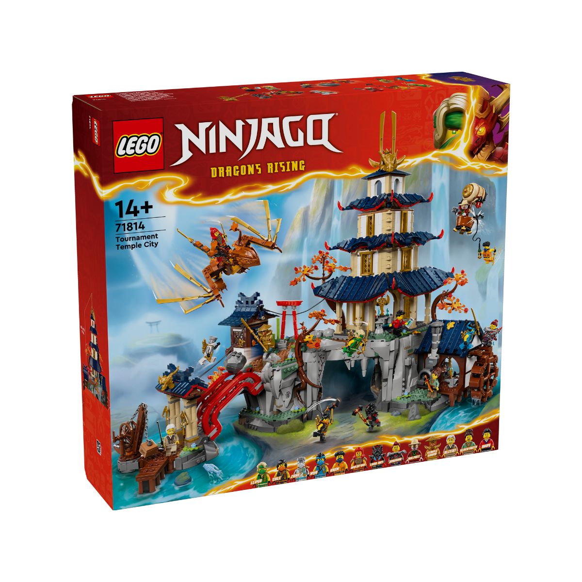 Đồ Chơi Lắp Ráp Đấu Trường Thành Ninja LEGO NINJAGO 71814 (3489 chi tiết)