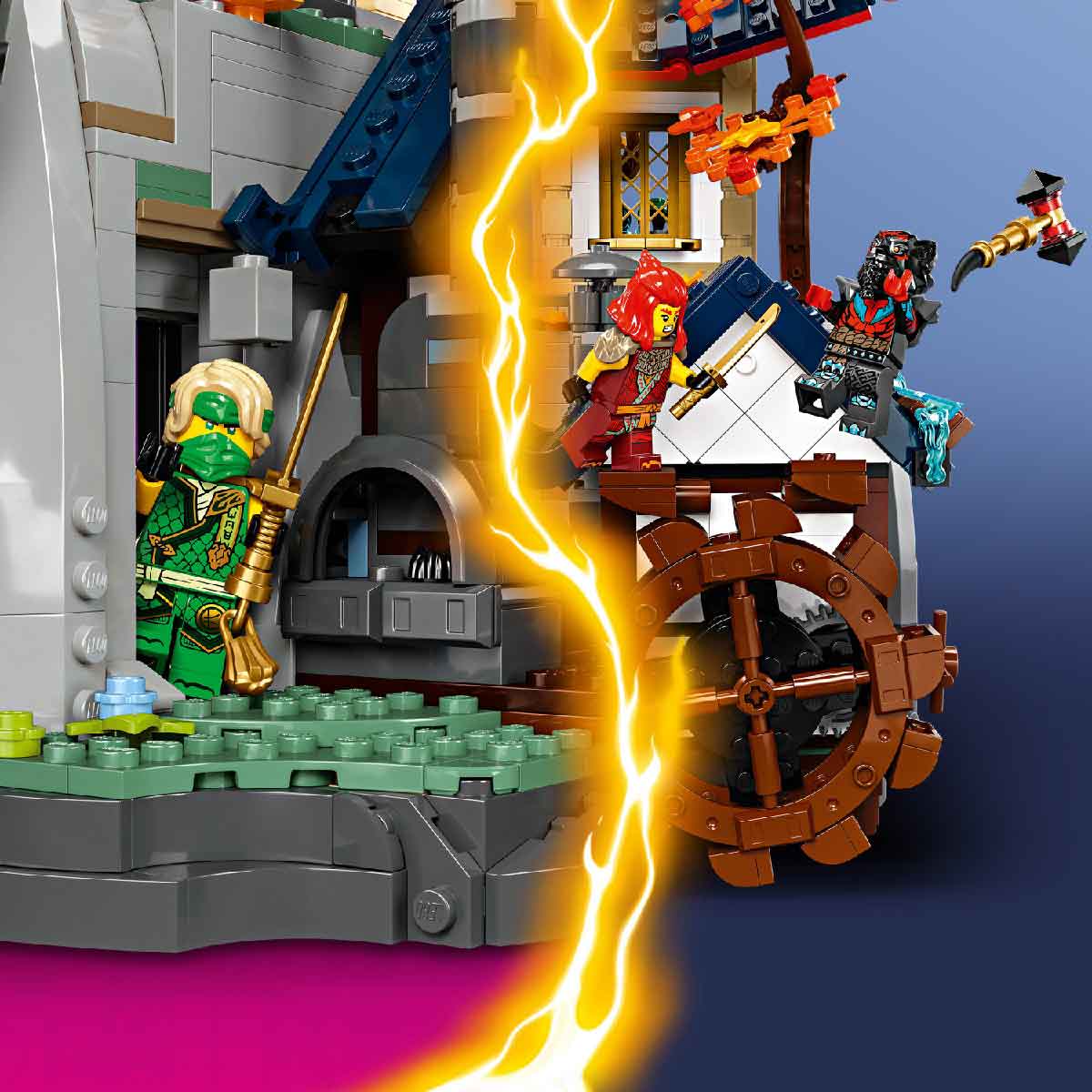 Đồ Chơi Lắp Ráp Đấu Trường Thành Ninja LEGO NINJAGO 71814 (3489 chi tiết)