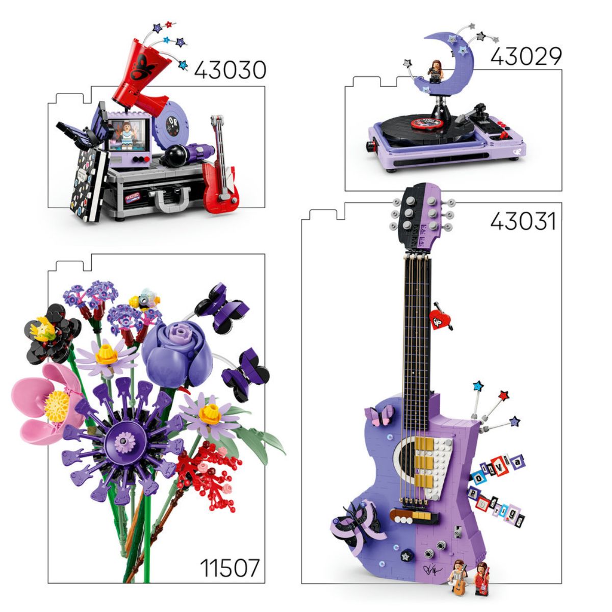 Đồ Chơi Lắp Ráp Đĩa Than Nhạc Của Olivia LEGO EDITIONS MUSIC 43028 (360 Chi Tiết)