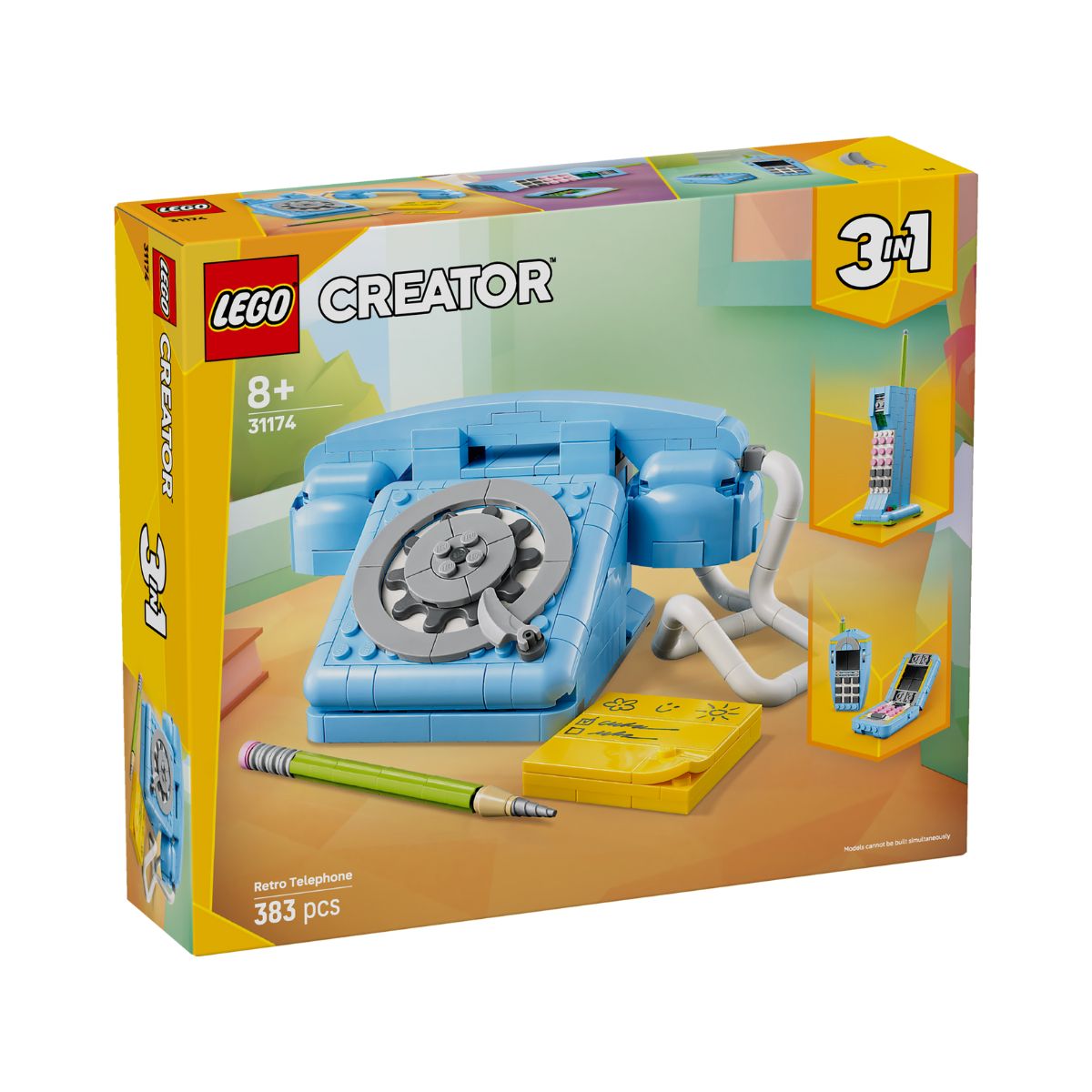 Đồ Chơi Lắp Ráp Điện Thoại Cổ Điển LEGO CREATOR 31174 (383 chi tiết)