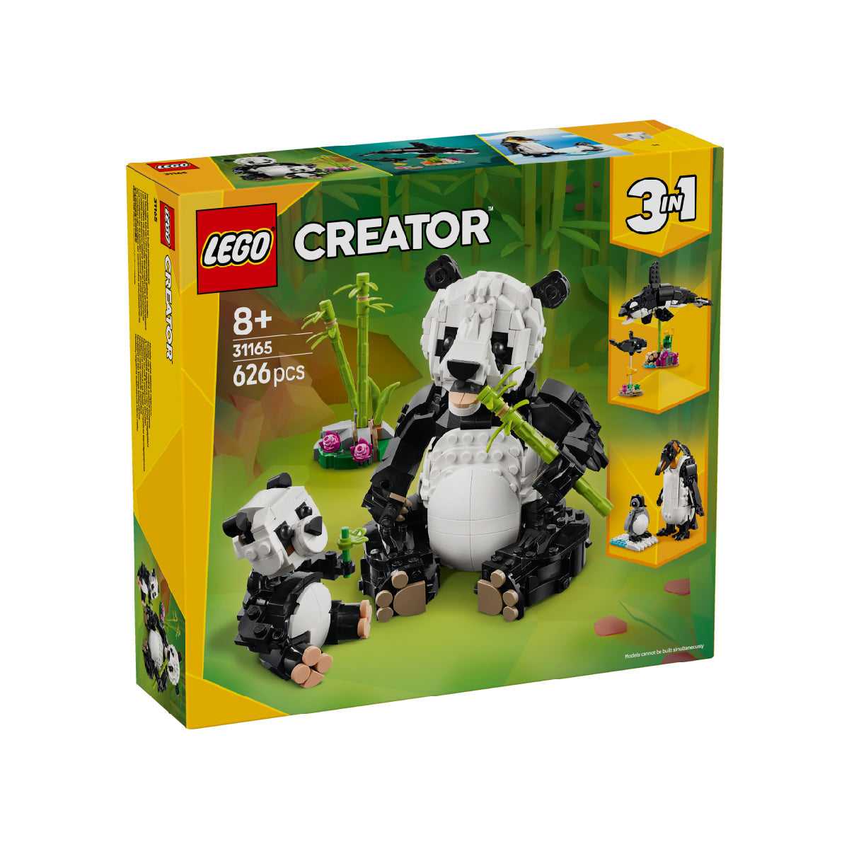 Đồ Chơi Lắp Ráp Động Vật Hoang Dã: Gia Đình Gấu Trúc LEGO CREATOR 31165