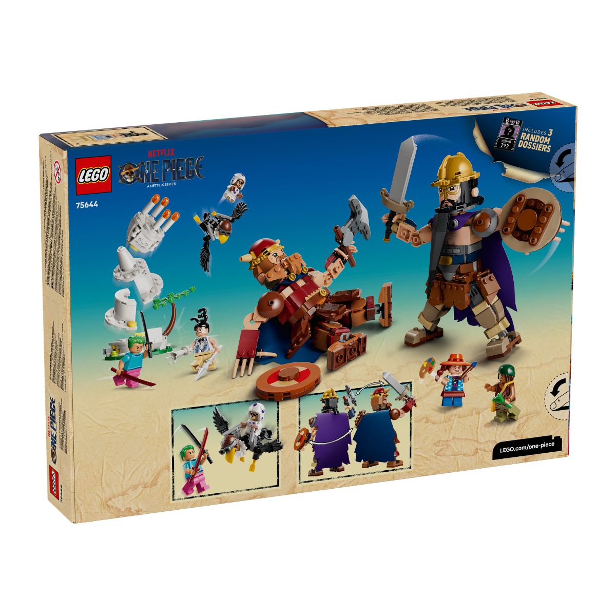Đồ Chơi Lắp Ráp Dorry Brogy – Gã Khổng Lồ Đảo Little Garden LEGO ONE PIECE 75644 (733 Chi Tiết)