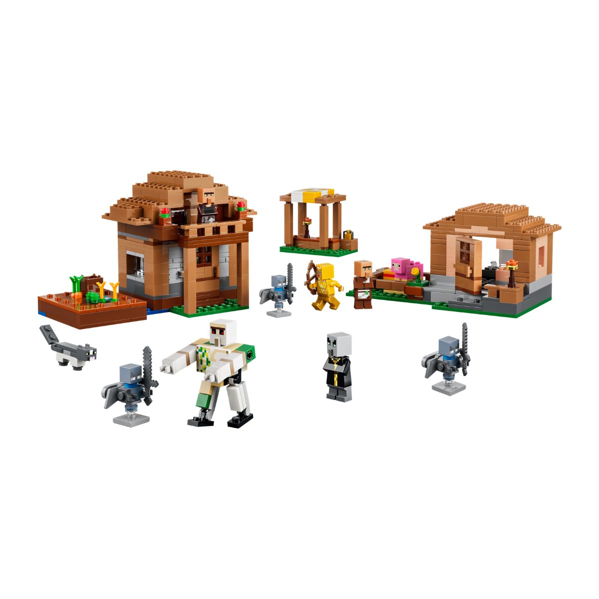 Đồ Chơi Lắp Ráp Evoker Tấn Công Làng LEGO MINECRAFT 21596 (607 Chi Tiết)