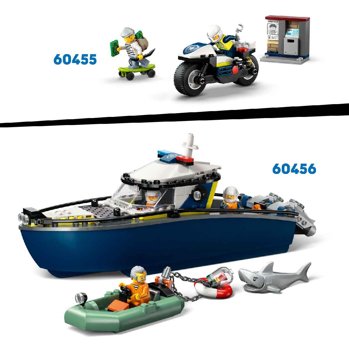 Đồ Chơi Lắp Ráp Garage Xe Cảnh Sát LEGO CITY 60457 (489 chi tiết)