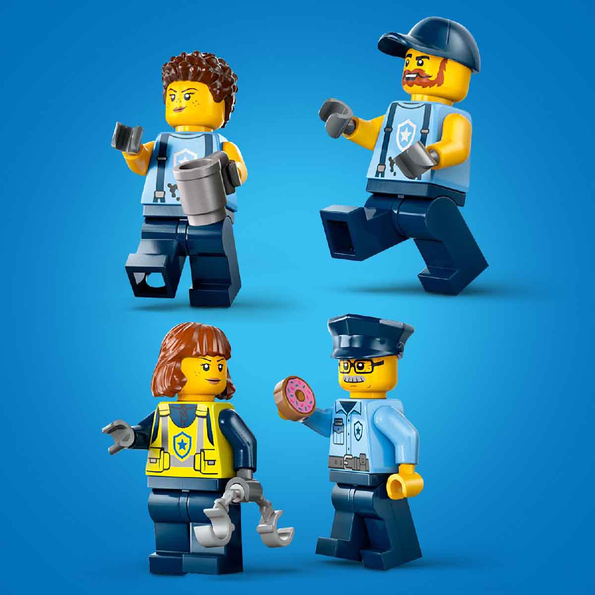 Đồ Chơi Lắp Ráp Garage Xe Cảnh Sát LEGO CITY 60457 (489 chi tiết)