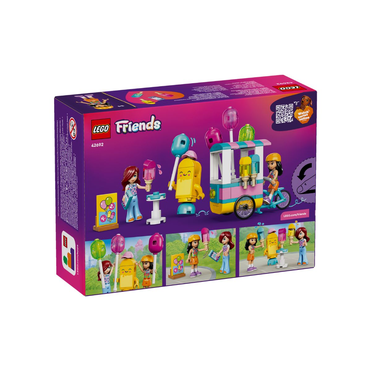 Đồ Chơi Lắp Ráp Gian Hàng Kem Và Bóng Bay LEGO FRIENDS 42692 (107 chi tiết)