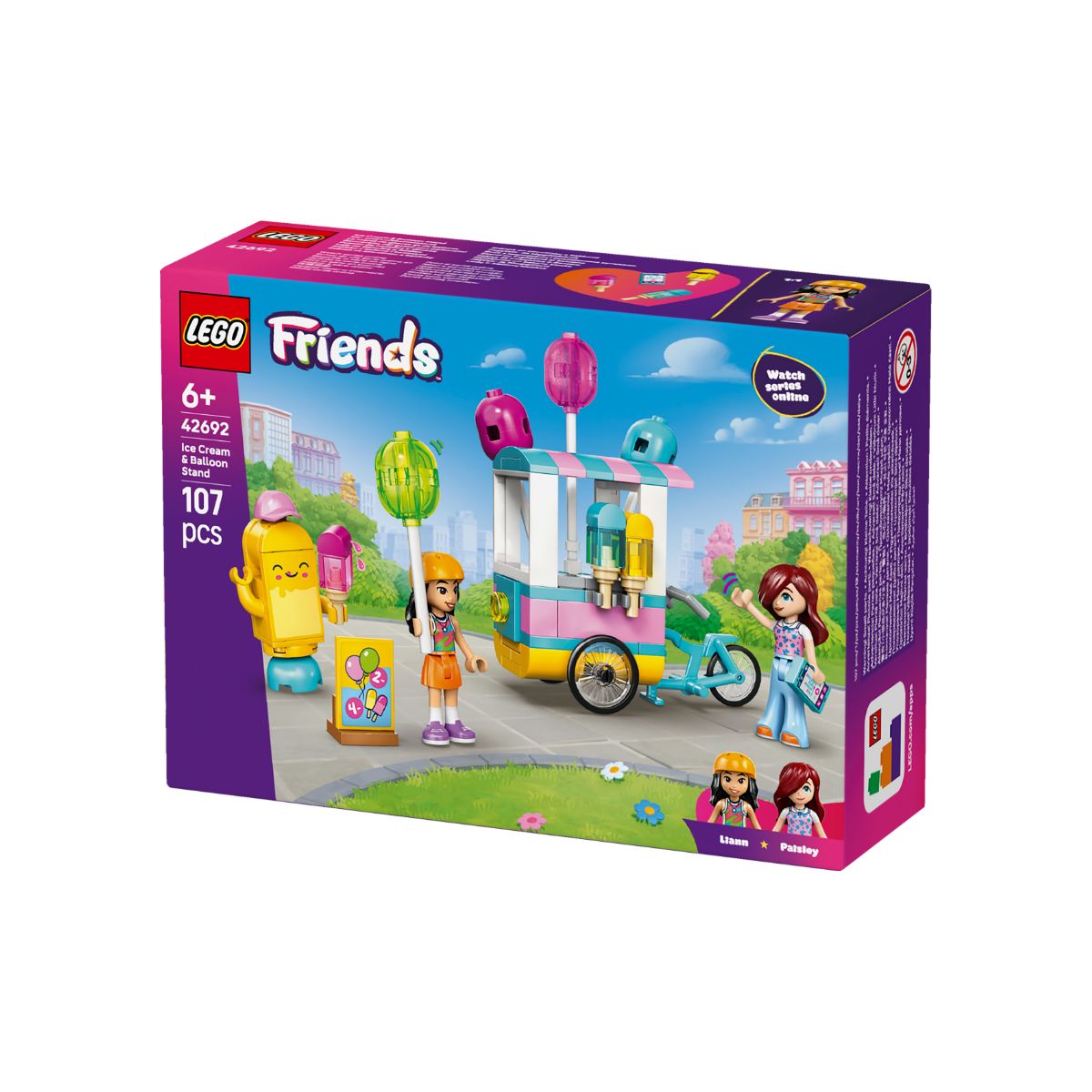 Đồ Chơi Lắp Ráp Gian Hàng Kem Và Bóng Bay LEGO FRIENDS 42692 (107 chi tiết)