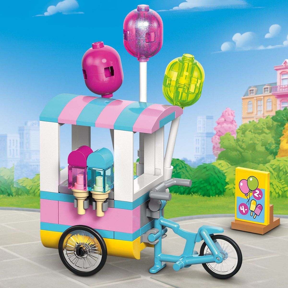 Đồ Chơi Lắp Ráp Gian Hàng Kem Và Bóng Bay LEGO FRIENDS 42692 (107 chi tiết)