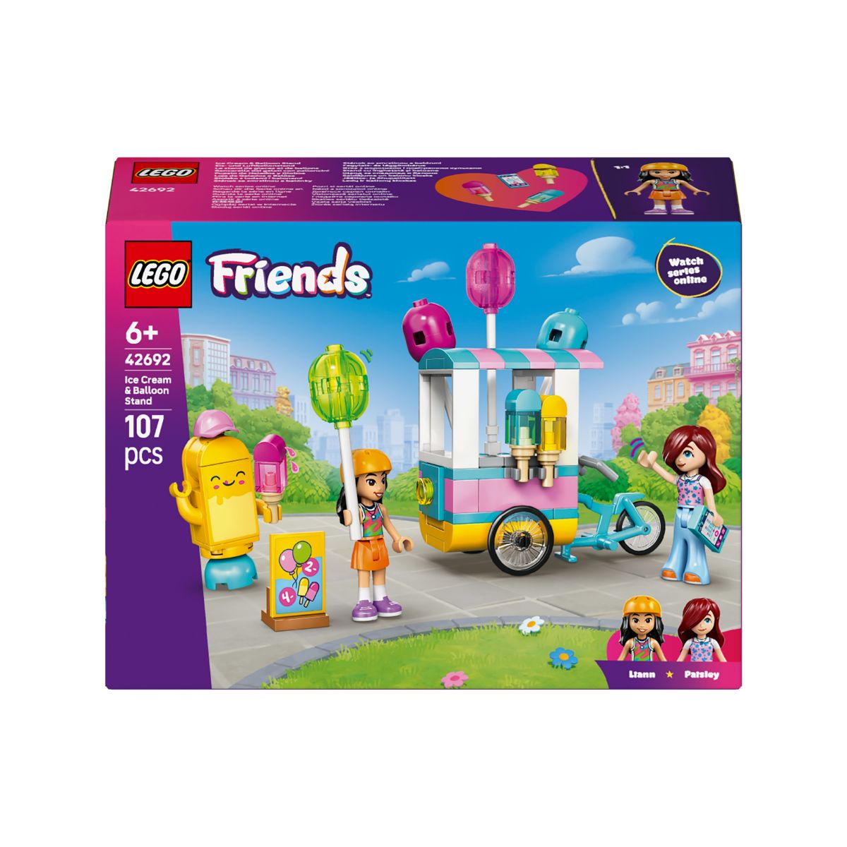 Đồ Chơi Lắp Ráp Gian Hàng Kem Và Bóng Bay LEGO FRIENDS 42692 (107 chi tiết)