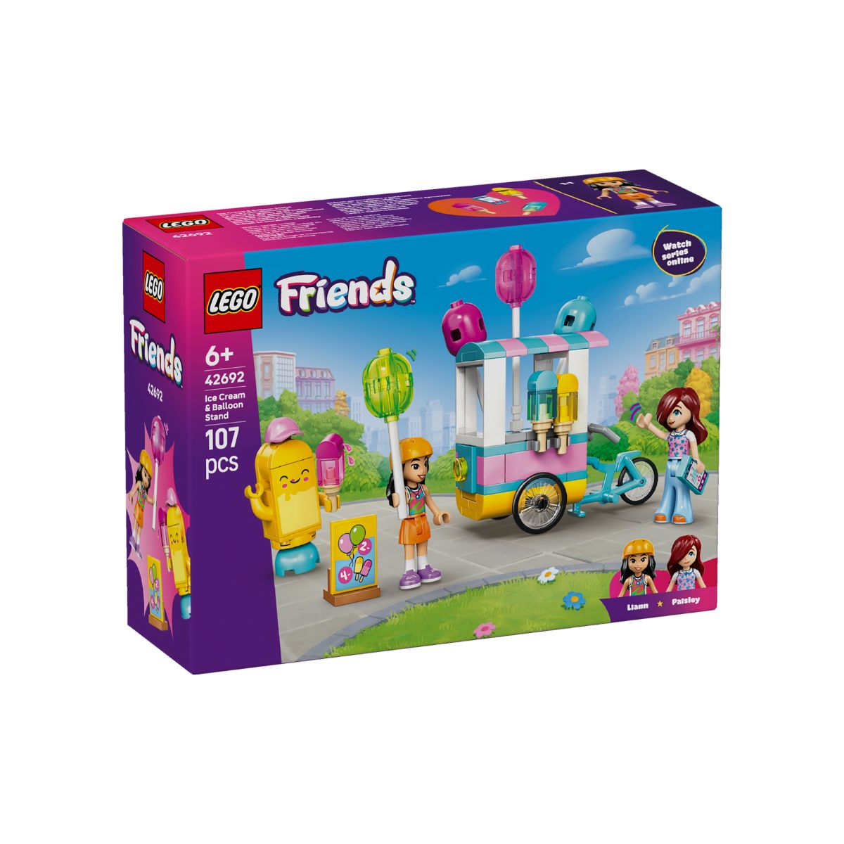 Đồ Chơi Lắp Ráp Gian Hàng Kem Và Bóng Bay LEGO FRIENDS 42692 (107 chi tiết)