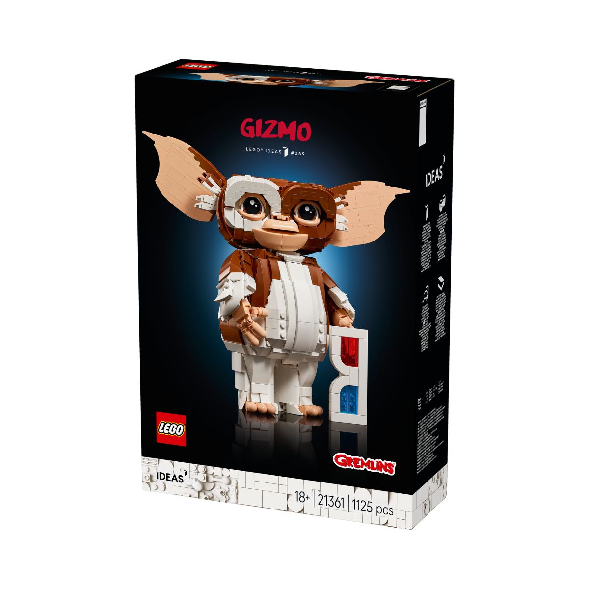 Đồ Chơi Lắp Ráp Gremlins™: Nhân Vật Gizmo LEGO IDEAS 21361 (1125 Chi Tiết)