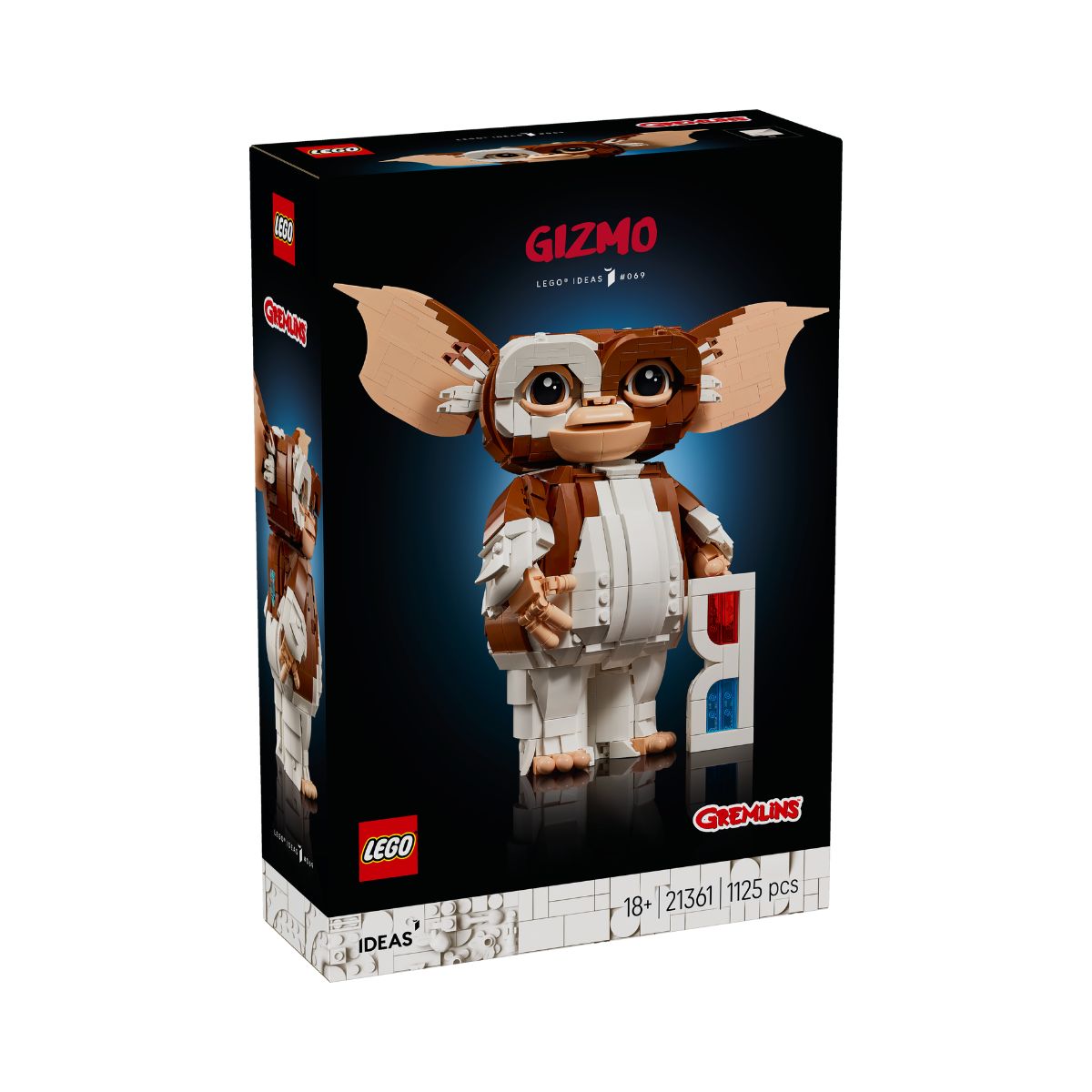 Đồ Chơi Lắp Ráp Gremlins™: Nhân Vật Gizmo LEGO IDEAS 21361 (1125 Chi Tiết)