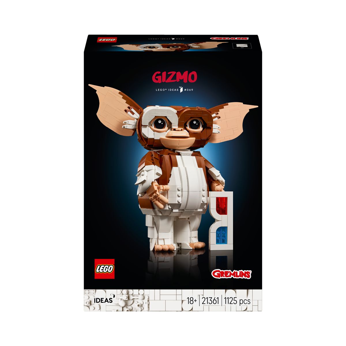 Đồ Chơi Lắp Ráp Gremlins™: Nhân Vật Gizmo LEGO IDEAS 21361 (1125 Chi Tiết)