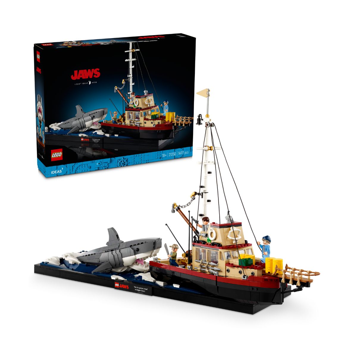 Đồ Chơi Lắp Ráp Hàm Cá Mập LEGO IDEAS 21350