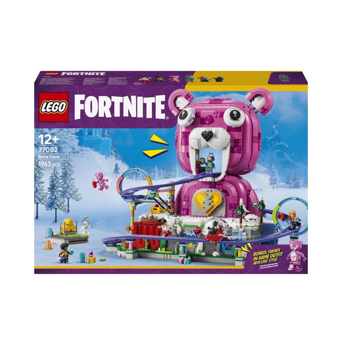 Đồ Chơi Lắp Ráp Hang Động Rave LEGO FORTNITE 77082 (1963 chi tiết)