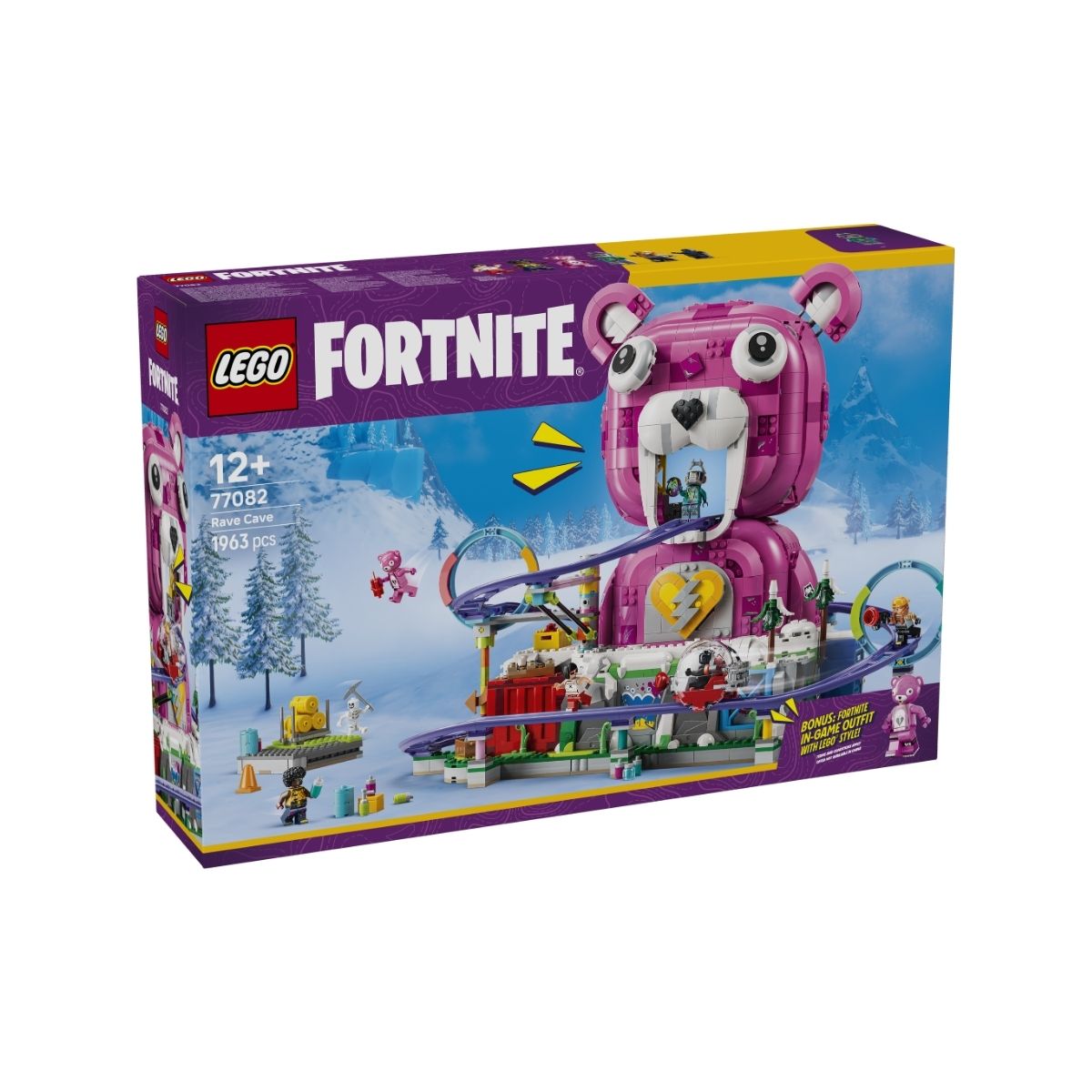 Đồ Chơi Lắp Ráp Hang Động Rave LEGO FORTNITE 77082 (1963 chi tiết)