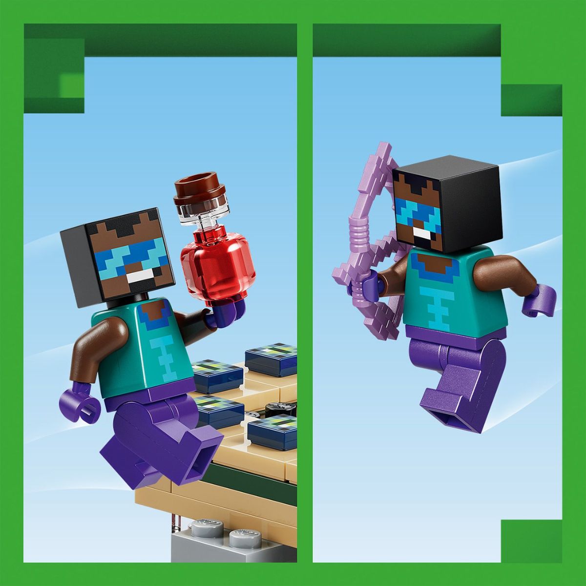Đồ Chơi Lắp Ráp Hành Trình Qua Cổng Nether & End LEGO MINECRAFT 21584 (192 chi tiết)