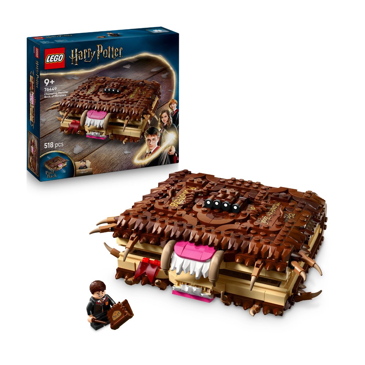 Đồ Chơi Lắp Ráp Harry Potter: Quyển Sách Quái Vật LEGO HARRY POTTER 76449 (518 chi tiết)