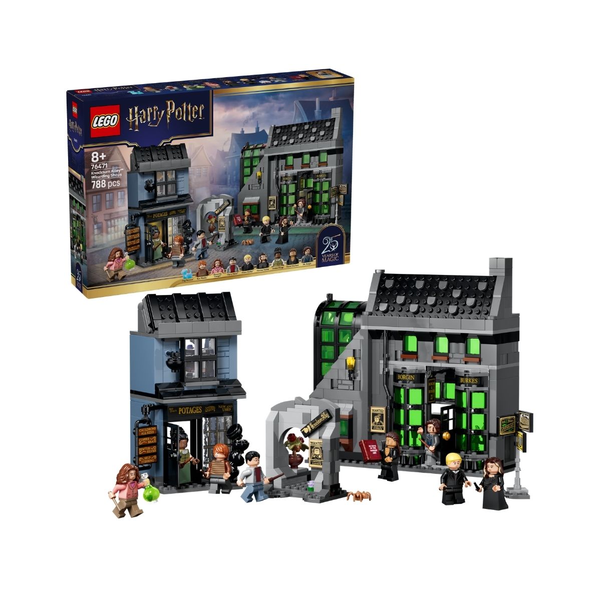 Đồ Chơi Lắp Ráp Hẻm Knockturn™: Khu Phố Cửa Hàng Phù Thủy LEGO HARRY POTTER 76471 (788 chi tiết)