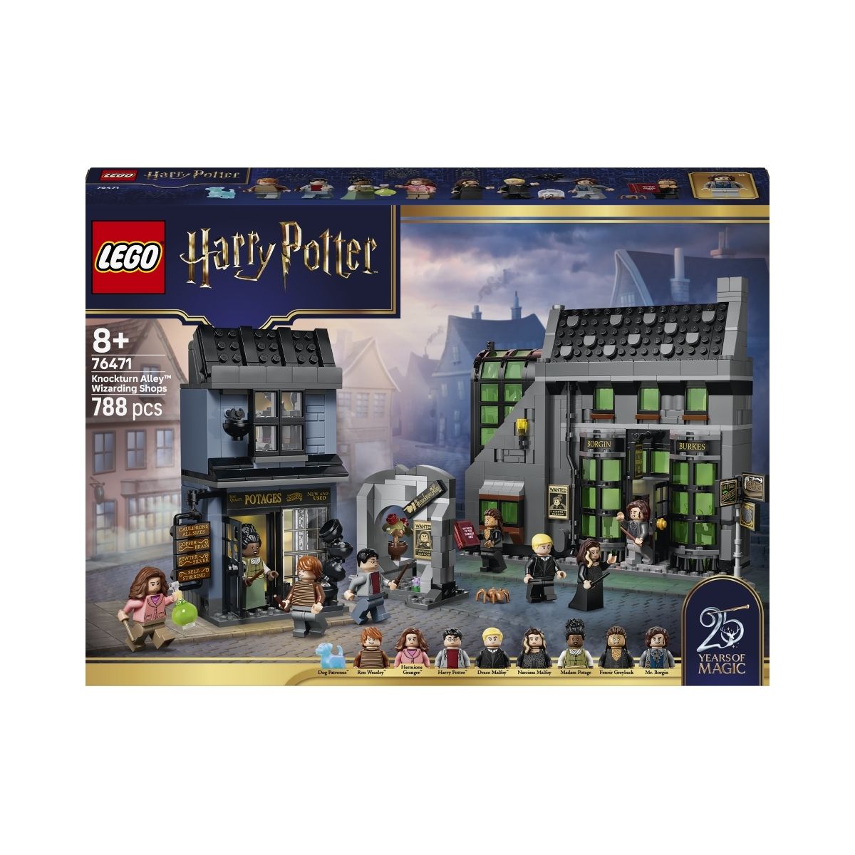 Đồ Chơi Lắp Ráp Hẻm Knockturn™: Khu Phố Cửa Hàng Phù Thủy LEGO HARRY POTTER 76471 (788 chi tiết)