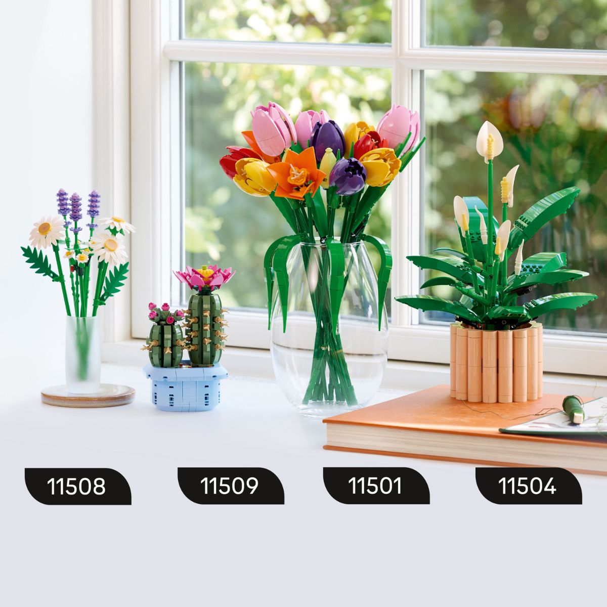 Đồ Chơi Lắp Ráp Hoa Lan Ý LEGO BOTANICALS 11504 (474 Chi Tiết)