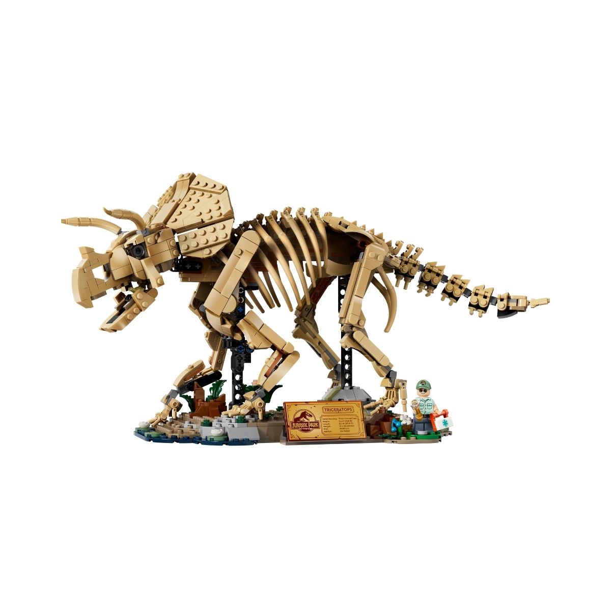 Đồ Chơi Lắp Ráp Hóa Thạch Khủng Long Triceratops LEGO JURASSIC 77985 (1154 chi tiết)