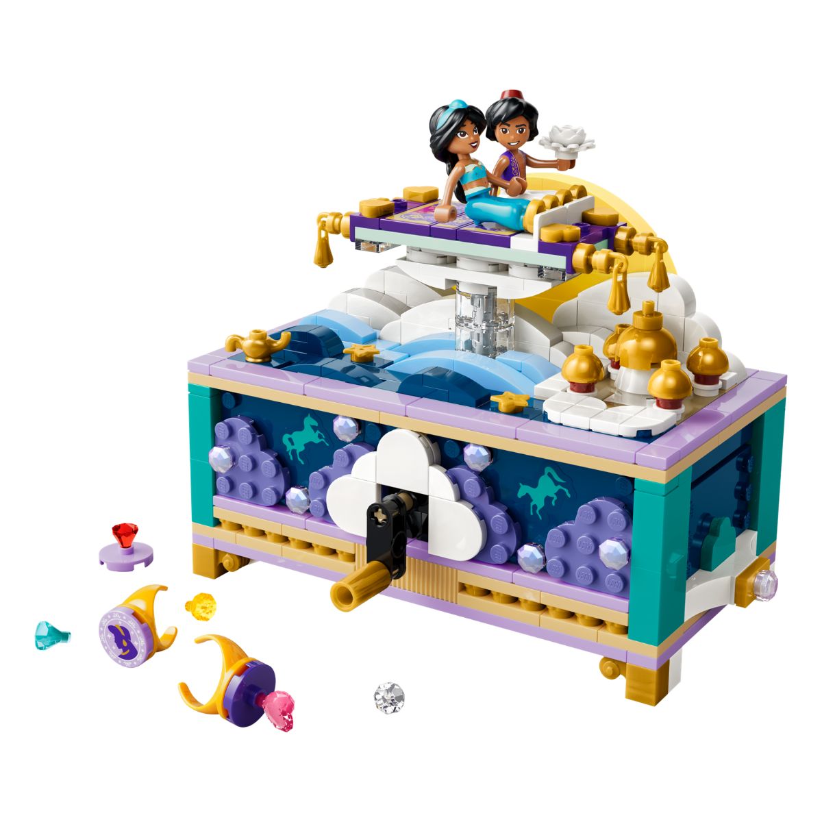 Đồ Chơi Lắp Ráp Hộp Trang Sức Của Jasmine LEGO DISNEY PRINCESS 43295 (458 chi tiết)