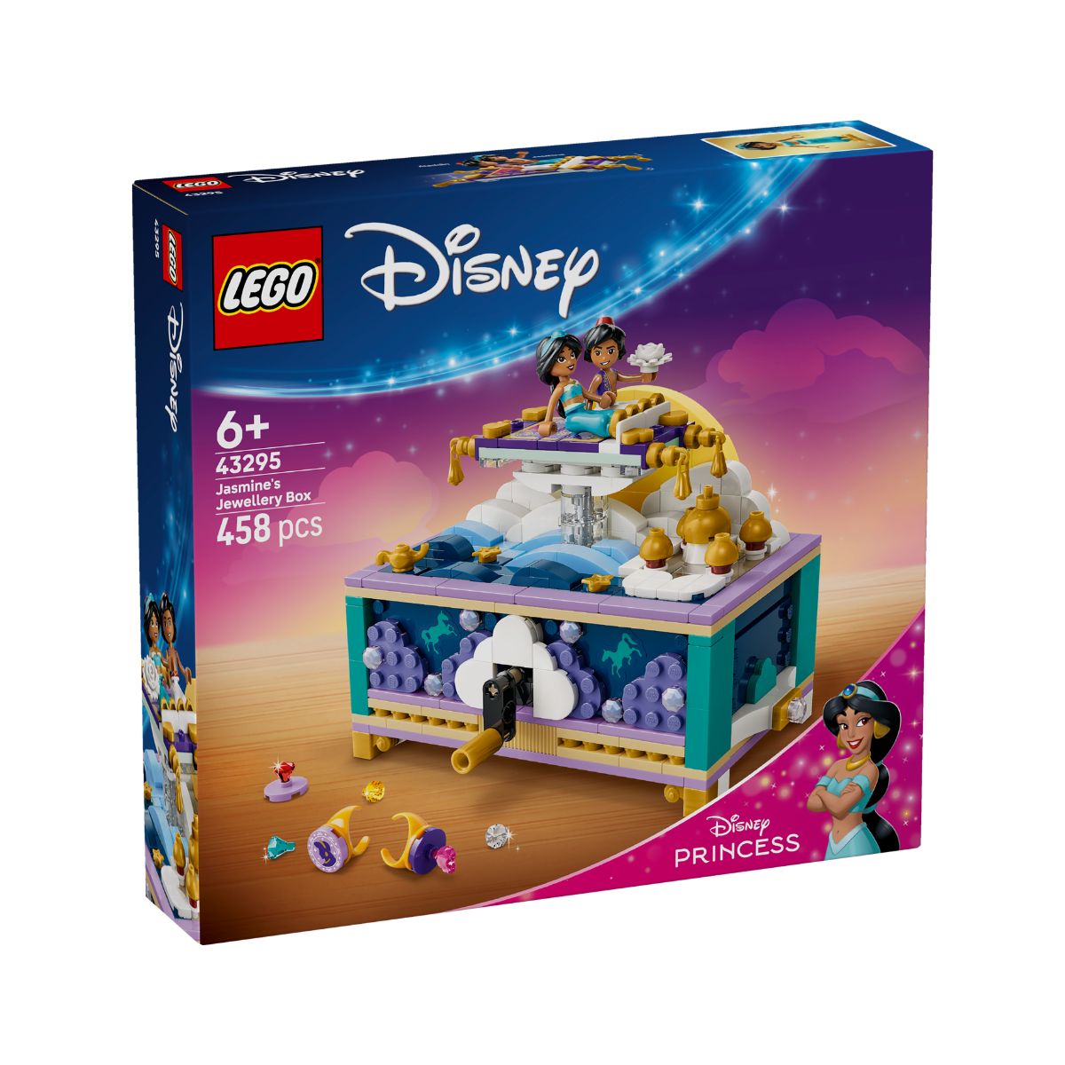 Đồ Chơi Lắp Ráp Hộp Trang Sức Của Jasmine LEGO DISNEY PRINCESS 43295 (458 chi tiết)