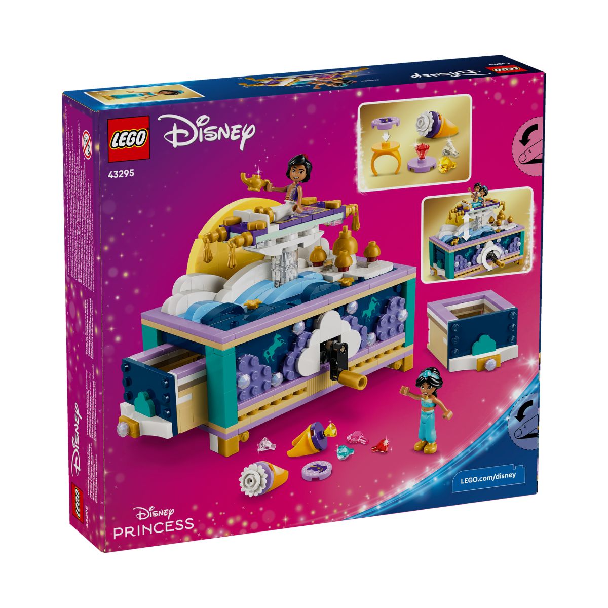 Đồ Chơi Lắp Ráp Hộp Trang Sức Của Jasmine LEGO DISNEY PRINCESS 43295 (458 chi tiết)
