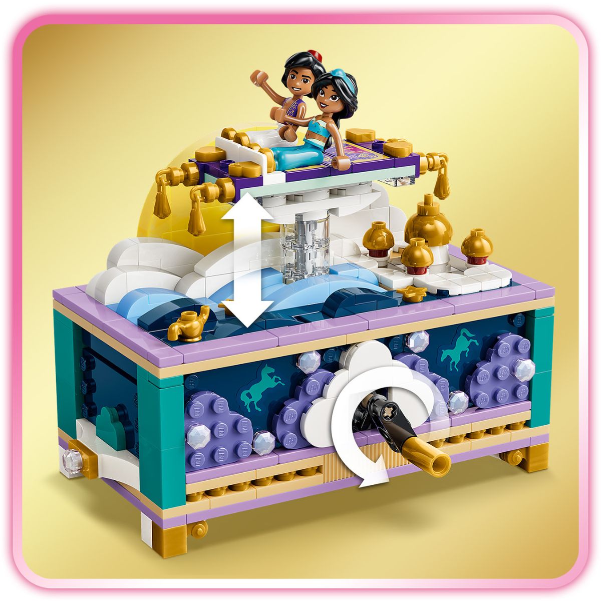 Đồ Chơi Lắp Ráp Hộp Trang Sức Của Jasmine LEGO DISNEY PRINCESS 43295 (458 chi tiết)