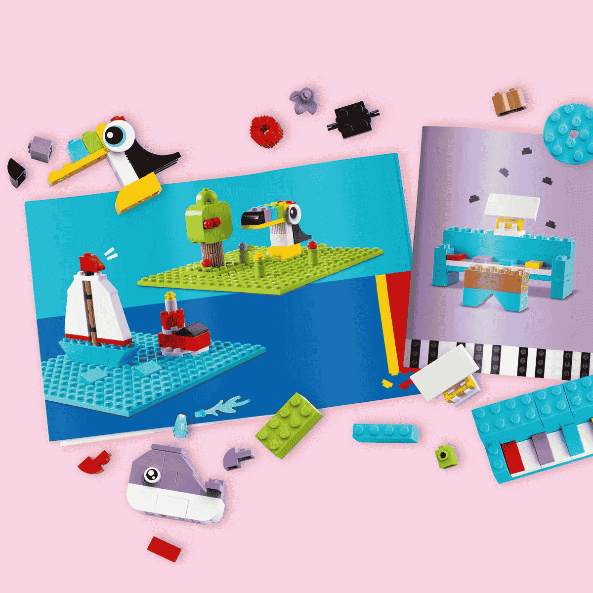Đồ Chơi Hộp Xây Dựng Và Chơi Sáng Tạo LEGO CLASSIC 11044 (750 chi tiết)