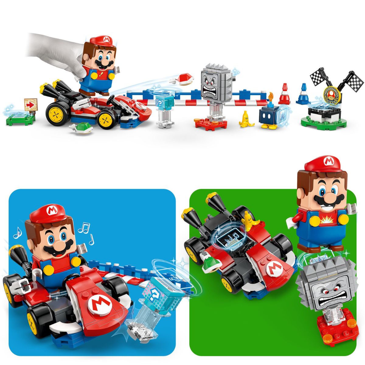 Đồ Chơi Lắp Ráp Interactive Mario & Xe Tiêu Chuẩn LEGO SUPER MARIO 72043 (278 chi tiết)