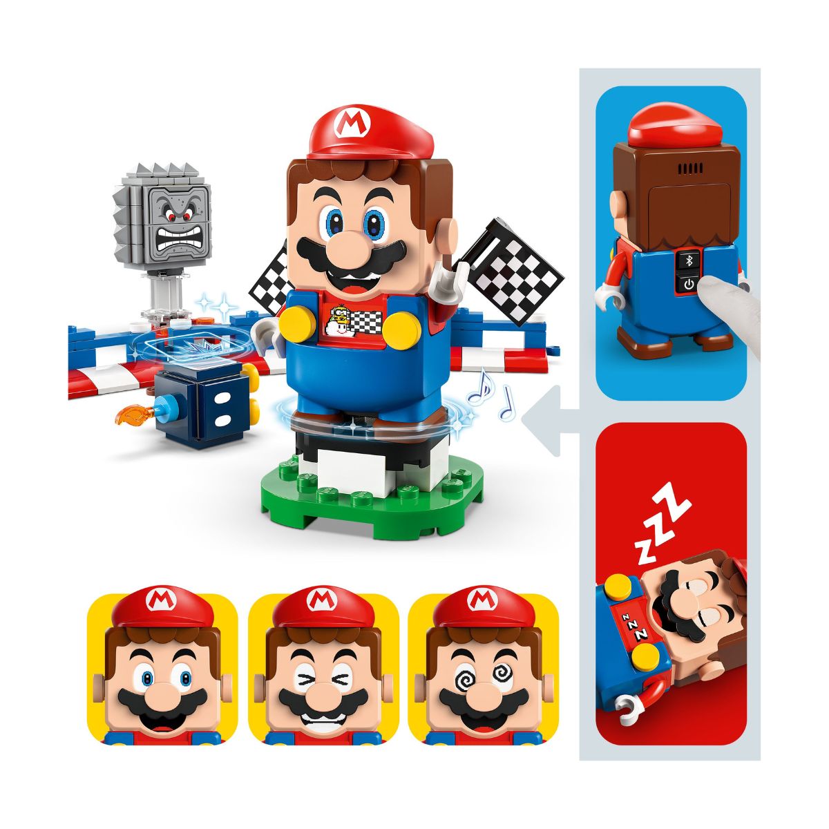 Đồ Chơi Lắp Ráp Interactive Mario & Xe Tiêu Chuẩn LEGO SUPER MARIO 72043 (278 chi tiết)