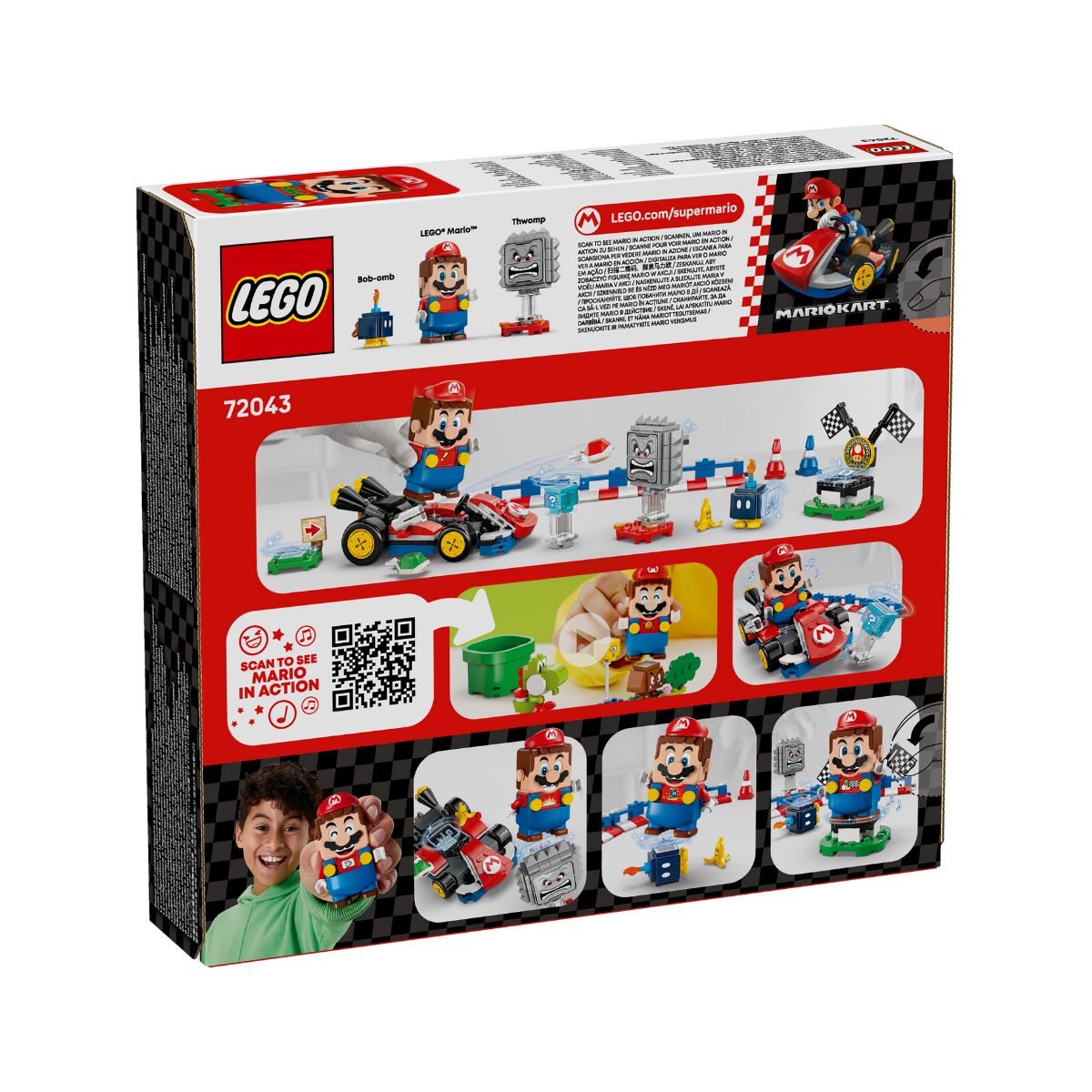 Đồ Chơi Lắp Ráp Interactive Mario & Xe Tiêu Chuẩn LEGO SUPER MARIO 72043 (278 chi tiết)