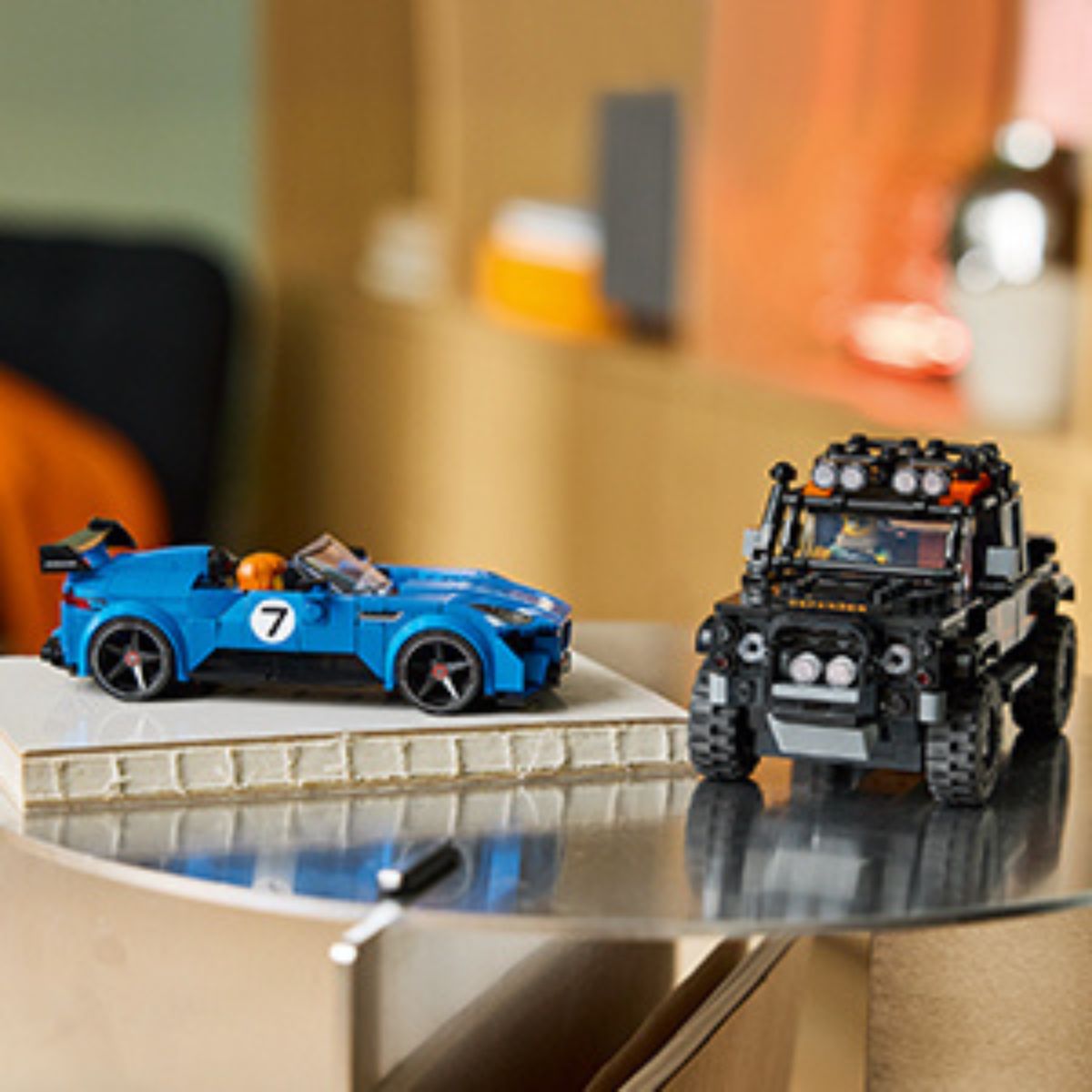 Đồ Chơi Lắp Ráp Jaguar Project 7 & Land Rover Defender LEGO SPEED CHAMPIONS 77264 (740 Chi Tiết)
