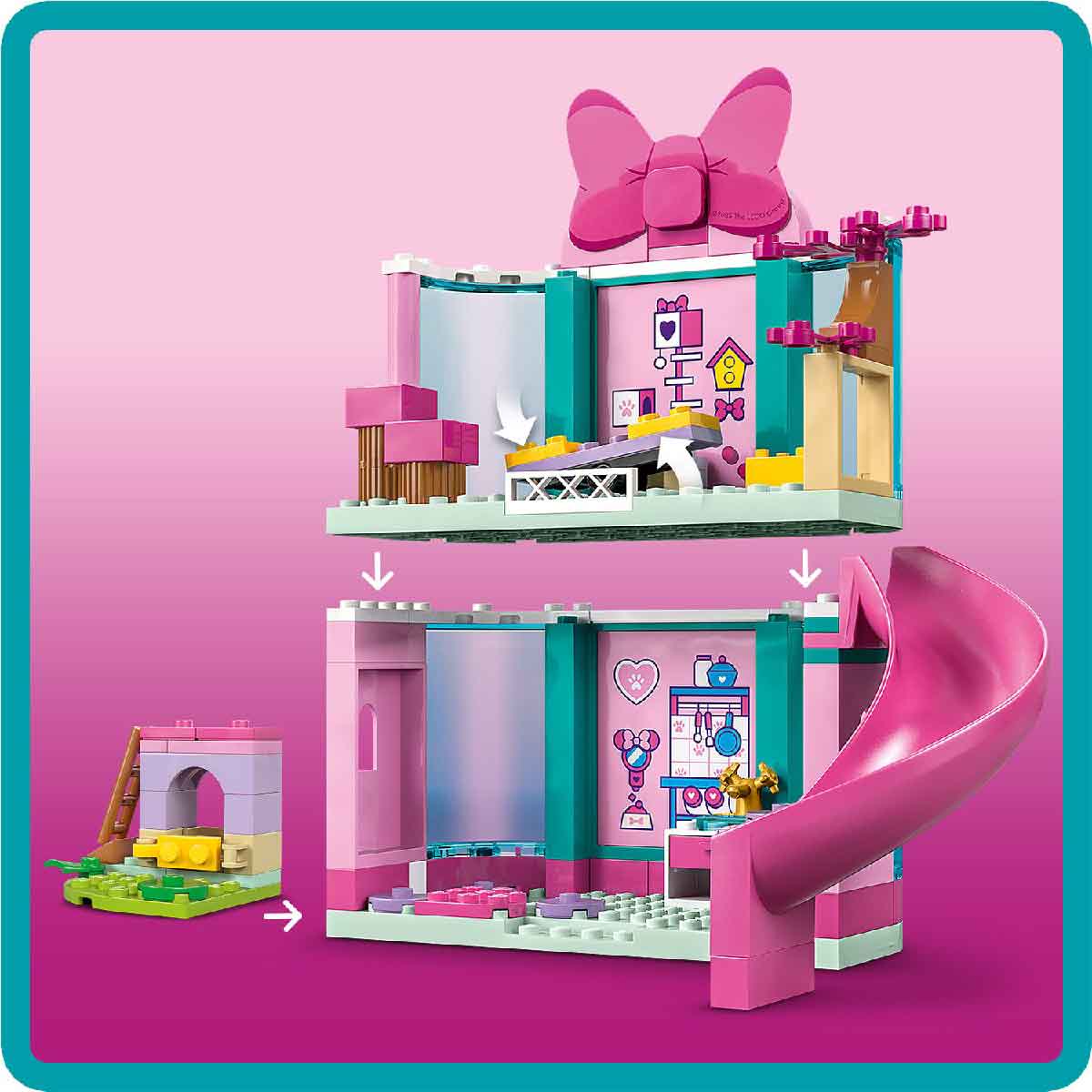Đồ Chơi Lắp Ráp Khách Sạn Thú Cưng Của Minnie LEGO DISNEY PRINCESS 43274 (161 chi tiết)