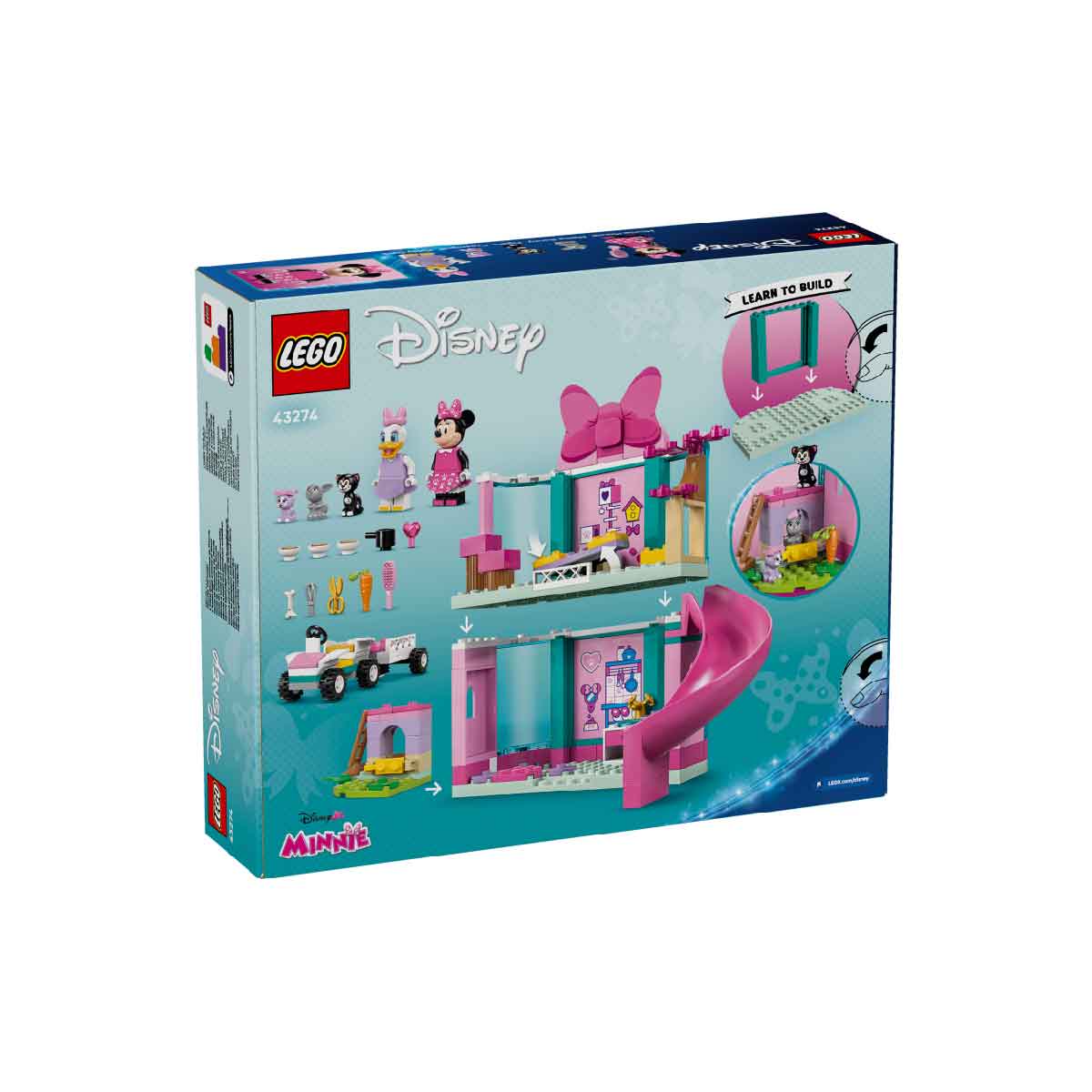 Đồ Chơi Lắp Ráp Khách Sạn Thú Cưng Của Minnie LEGO DISNEY PRINCESS 43274 (161 chi tiết)
