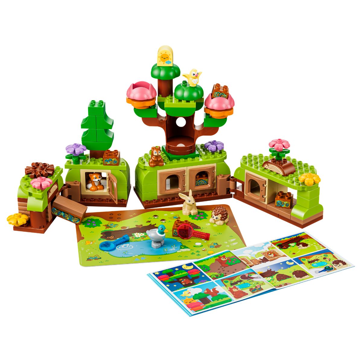 Đồ Chơi Lắp Ráp Khám Phá Khu Rừng Cùng Động Vật Hoang Dã LEGO DUPLO 10480 (131 chi tiết)