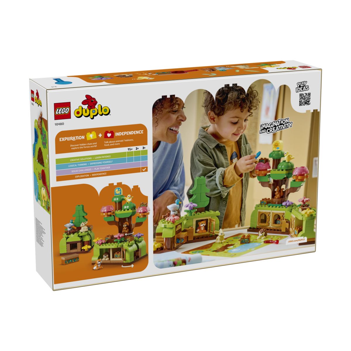 Đồ Chơi Lắp Ráp Khám Phá Khu Rừng Cùng Động Vật Hoang Dã LEGO DUPLO 10480 (131 chi tiết)