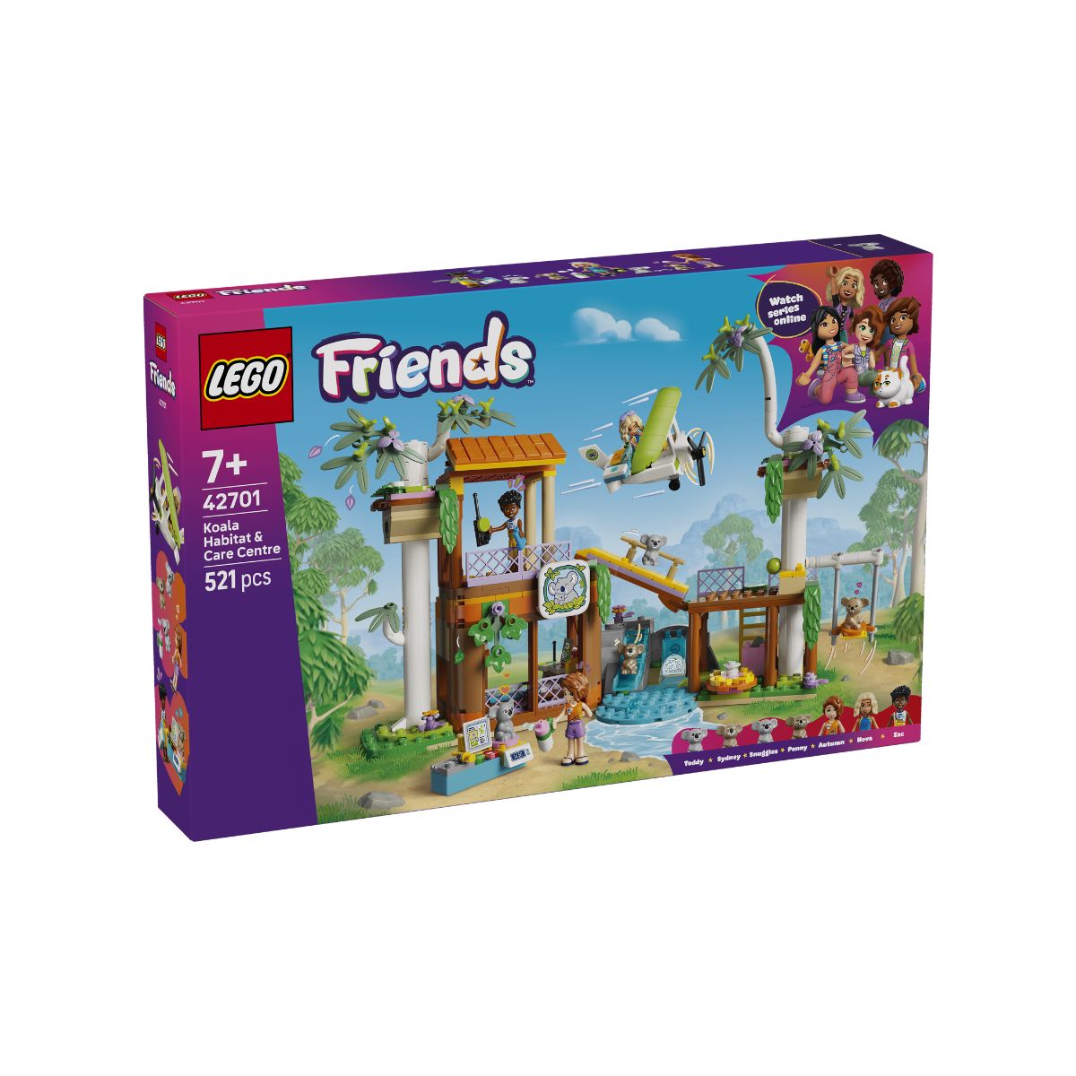 Đồ Chơi Lắp Ráp Khu Bảo Tồn Và Chăm Sóc Gấu Koala LEGO FRIENDS 42701 (521 chi tiết)