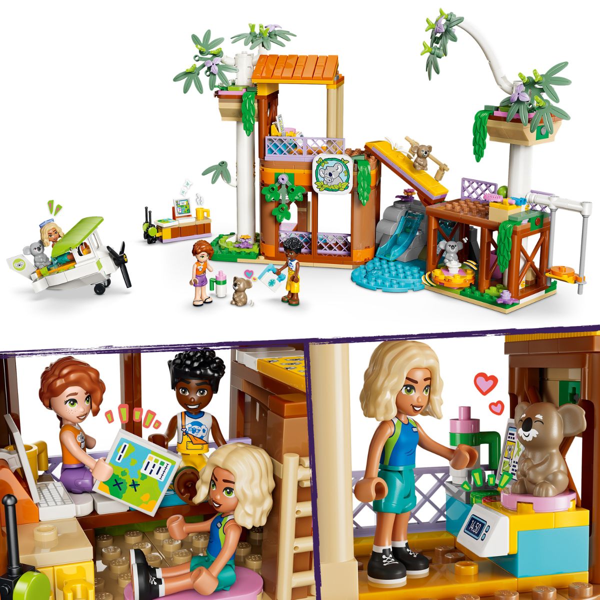 Đồ Chơi Lắp Ráp Khu Bảo Tồn Và Chăm Sóc Gấu Koala LEGO FRIENDS 42701 (521 chi tiết)