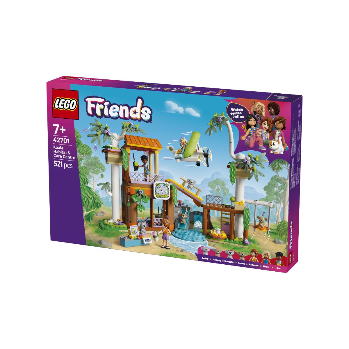 Đồ Chơi Lắp Ráp Khu Bảo Tồn Và Chăm Sóc Gấu Koala LEGO FRIENDS 42701 (521 chi tiết)