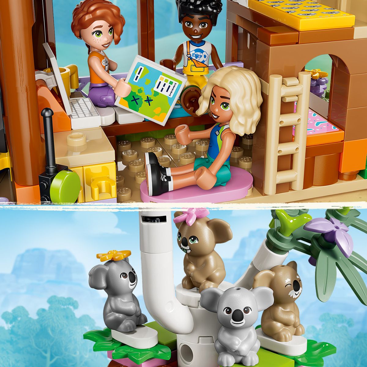 Đồ Chơi Lắp Ráp Khu Bảo Tồn Và Chăm Sóc Gấu Koala LEGO FRIENDS 42701 (521 chi tiết)
