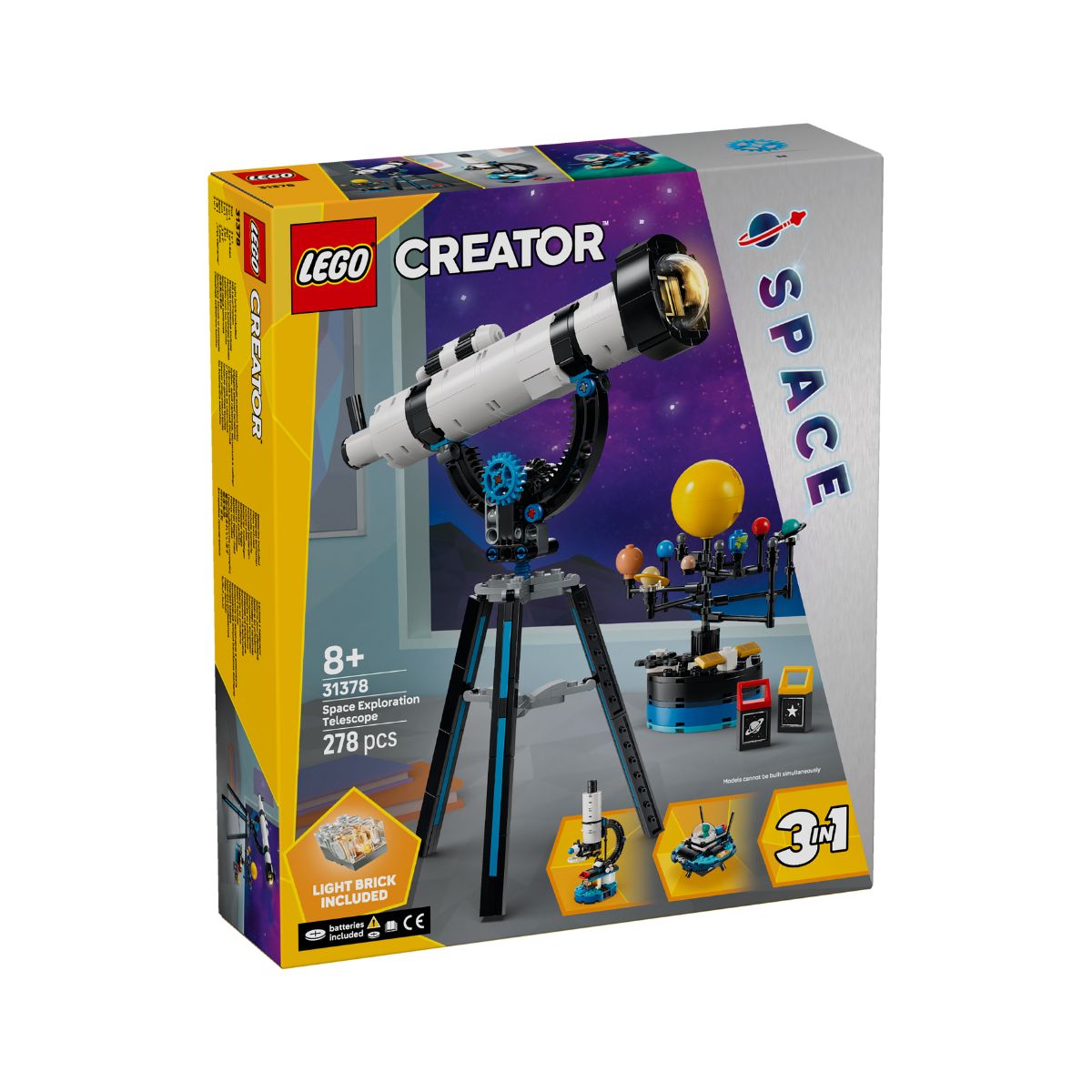 Đồ Chơi Lắp Ráp Kính Viễn Vọng Khám Phá Vũ Trụ LEGO CREATOR 31378