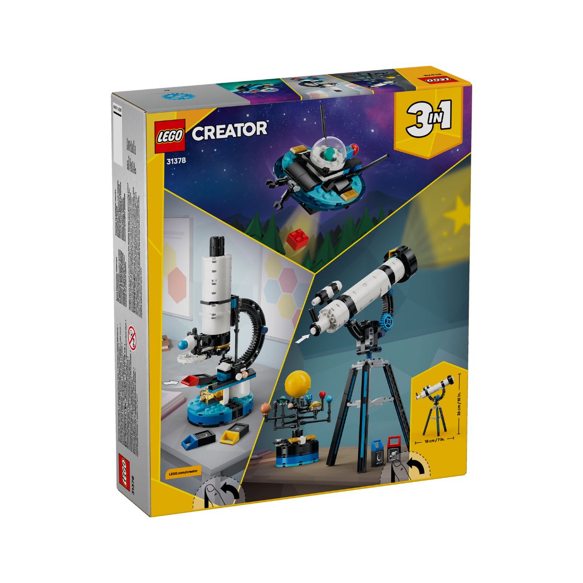 Đồ Chơi Lắp Ráp Kính Viễn Vọng Khám Phá Vũ Trụ LEGO CREATOR 31378