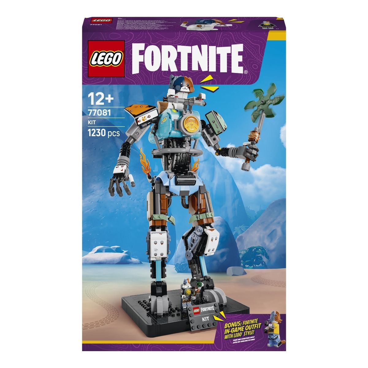 Đồ Chơi Lắp Ráp KIT – Chiến Binh Mèo Máy LEGO FORTNITE 77081 (1230 chi tiết)