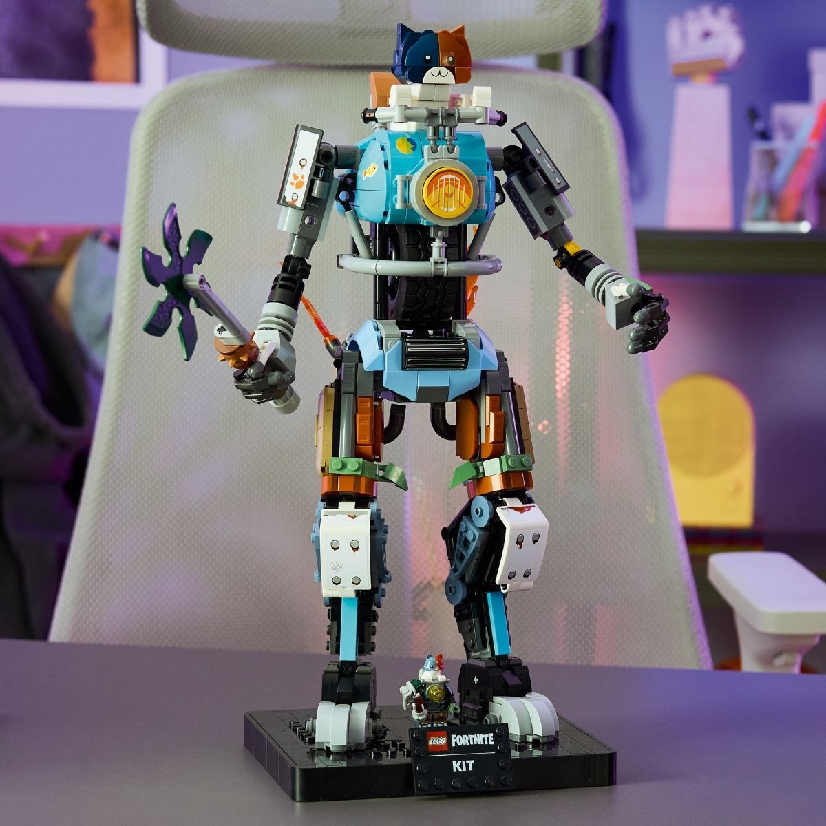 Đồ Chơi Lắp Ráp KIT – Chiến Binh Mèo Máy LEGO FORTNITE 77081 (1230 chi tiết)