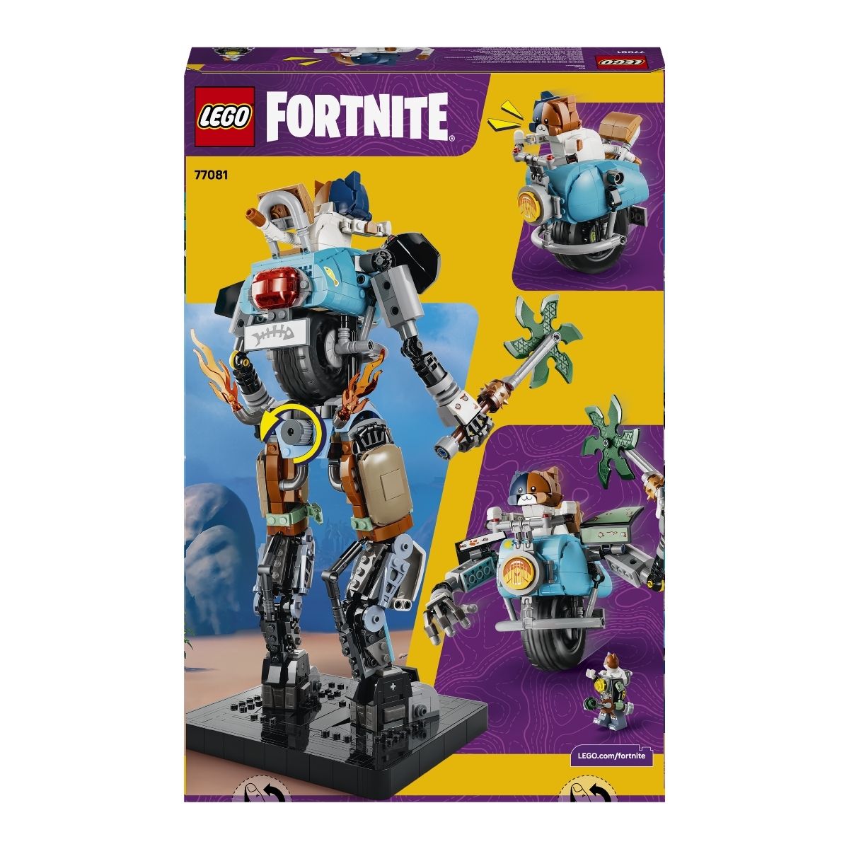 Đồ Chơi Lắp Ráp KIT – Chiến Binh Mèo Máy LEGO FORTNITE 77081 (1230 chi tiết)